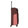 Большой тканевый чемодан Travelite Viia на 91/103 л весом 3,4 кг Розовый