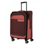 Середня тканинна валіза Travelite Viia на 70/80 л вагою 2,9 кг Рожевий