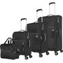 Малый чемодан Travelite Miigo ручная кладь на 35 л весом 2,5 кг Черный