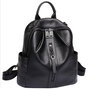 Міський жіночий рюкзак із натуральної шкіри Olivia Leather Чорний