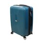 Малый чемодан Airtex 241 ручная кладь из полипропилена на 40/46 л Синий