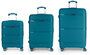 Средний чемодан Gabol Akane на 81/88 л весом 3,5 кг из полипропилена Бирюзовый