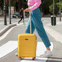 Большой чемодан Gabol Akane на 102/124 л весом 4,3 кг из полипропилена Желтый