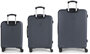 Велика валіза Gabol Journey на 106/135 л вагою 4,7 кг із пластику Сірий