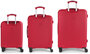 Большой чемодан Gabol Journey на 106/135 л весом 4,7 кг из пластика Красный