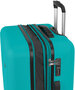 Середня валіза Gabol Future на 70/81 л вагою 3,6 кг із пластику Бірюзовий