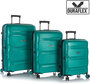 Мала валіза Heys Milos ручна поклажа на 40/45 л вагою 2,7 кг Зелена