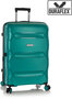 Средний чемодан Heys Milos на 62/73 л весом 3,5 кг Зеленый