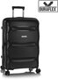 Средний чемодан Heys Milos на 62/73 л весом 3,5 кг Черный