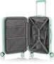 Малый чемодан Heys Pastel ручная кладь на 37/44 л из поликарбоната Зеленый