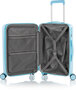 Малый чемодан Heys Pastel ручная кладь на 37/44 л из поликарбоната Голубой