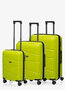 Комплект валіз V&amp;V Travel Peace з поліпропілену Зелений