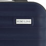 Малый чемодан Semi Line для самолета со съемными колесами на 35 л Синий