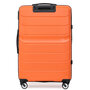 Большой чемодан Semi Line на 98 л весом 3,8 кг из полипропилена Оранжевый