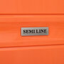 Большой чемодан Semi Line на 98 л весом 3,8 кг из полипропилена Оранжевый