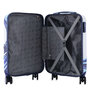 Малый чемодан Semi Line на 44 л весом 2,6 кг из пластика Голубо