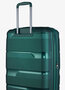 Средний чемодан V&amp;V TRAVEL METALLO на 75/85 л весом 3,1 кг Зеленый