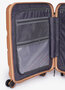 Мала валіза V&amp;V TRAVEL METALLO ручна поклажа на 38 л вагою 2,4 кг з поліпропілену Золотий
