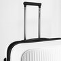 Большой чемодан Swissbrand Malden на 113/130 л весом 4,2 кг из полипропилена Белый