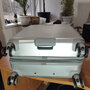 Мала валіза Swissbrand Rome на 54/62 л вагою 3,6 кг Срібляста