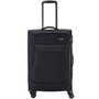 Середня тканинна валіза Travelite Chios на 60/66 л вагою 2,9 кг Чорний