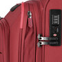 Легкий средний тканевый чемодан Travelite Skaii на 62/67л весом 2,4 кг Красный