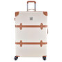Винтажный большой чемодан Semi Line на 96 л весом 4,4 кг Белый