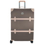 Винтажный большой чемодан Semi Line на 96 л весом 4,4 кг Коричневый