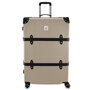 Винтажный большой чемодан Semi Line на 96 л весом 4,4 кг Шампань