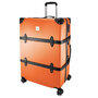 Вінтажна велика валіза Semi Line на 96 л вагою 4,4 кг Помаранчевий