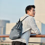 Міський складаний рюкзак Xiaomi Runmi 90 Ninetygo Lightweight Urban Drawstring Антрацит