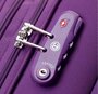 Жіноча валіза гігант 4-х колсіна 109/128 л CARLTON Diva II фіолетова, чорна