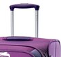 Малый женский чемодан 4-х колесный 40/48 л. CARLTON Diva II фиолетовый, черный