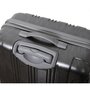 Середня дорожня валіза із пластику 4-х колісна 65 л Vip Collection Starlight 28 сіра