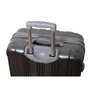 Середня дорожня валіза із пластику 4-х колісна 65 л Vip Collection Starlight 28 сіра