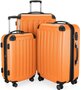 Комплект валіз із полікарбонату Hauptstadtkoffer Spree, помаранчевий