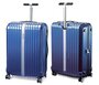 Дорожный чемодан гигант из поликарбоната 4-х колесный 110 л. Carlton Stark темно-синий
