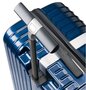Средний дорожный чемодан из поликарбоната 4-х колесный 68 л. CARLTON Stark темно-синий