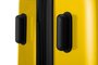 Мала 4-х колісна валіза із полікарбонату 38/42 л HAUPTSTADTKOFFER, жовтий
