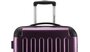 Мала 4-х колісна валіза із полікарбонату 38/42 л HAUPTSTADTKOFFER, фіолетова