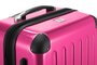 Мала 4-х колісна валіза із полікарбонату 38/42 л HAUPTSTADTKOFFER, рожева