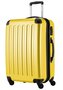 Велика 4-х колісна валіза із полікарбонату 74/84 HAUPTSTADTKOFFER, жовтий