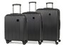 Members Nexa (S/M/L) комплект валіз з ABS пластику на 4 колесах чорний