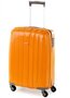 Малый дорожный пластиковый чемодан 4-х колесных 35 л PUCCINI, оранжевый