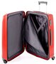 Пластиковый чемодан гигант 4-х колесных 110 л PUCCINI, красный