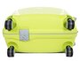 Малый полипропиленовый чемодан на 4-х колесах 30 л Roncato Light, лайм
