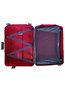 Средний полипропиленовый чемодан на 4-х колесах 70 л Roncato Light, малиновый