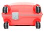 Большой полипропиленовый чемодан на 4-х колесах 90 л Roncato Light, кораловый