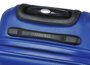 Средний пластиковый чемодан 4-х колесный 70 л PUCCINI, синий