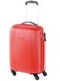Малый чемодан из поликарбоната 4-х колесный 34 л PUCCINI, красный